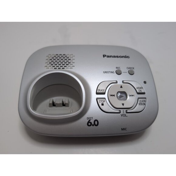 Panasonic KX-TG6321CS Expandable Cordless Phone w/ 2 PNLC1001YAS Docks TESTED - Picture 3 of 16